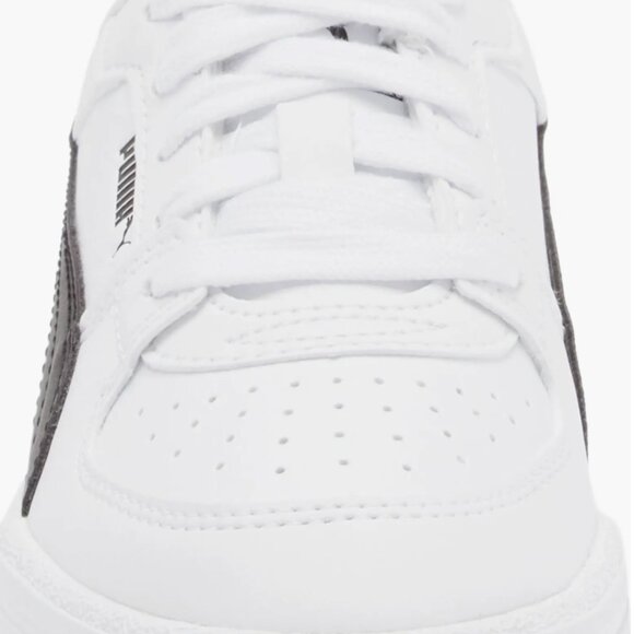NEW PUMA Big Kids CA Pro Classic Sneaker 4.5 White Leather with Black NIB - Picture 4 of 16